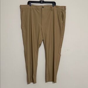 Society of one Men's Tan Pants athletic fit 48X30 performs training casual golf